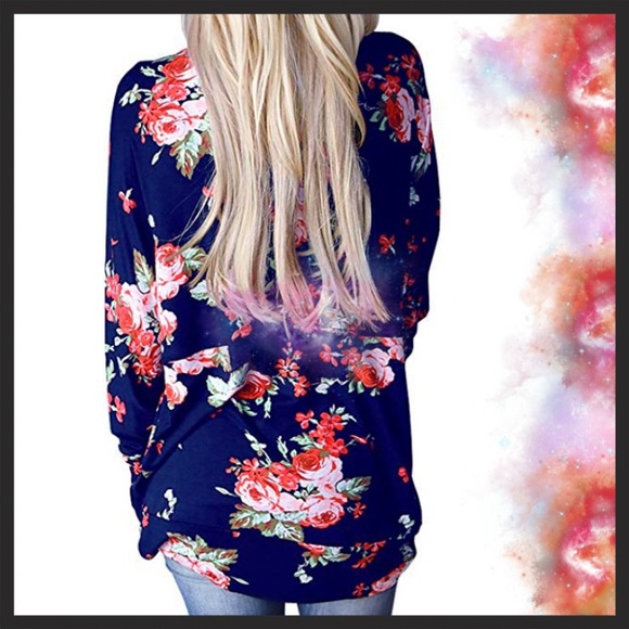 ✨🍭BNWT✨🍭 BLACK & BLUE CARDIGAN KIMONO PLUS SIZE✨ - Picture 2 of 3